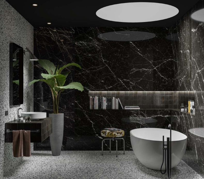 GRANDE MARBLE LOOK MINUTA MONO LUX