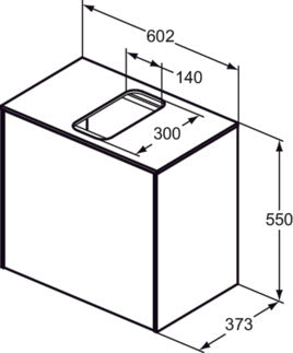 CONCA ΕΠΙΠΛΟ ΚΡΕΜΑΣΤΟ 60X37