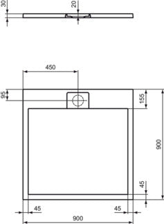 ΝΤΟΥΣΙΕΡΑ ΤΕΤΡΑΓΩΝΗ ULTRA FLAT S-I.LIFE 90X90