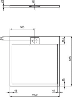 ΝΤΟΥΣΙΕΡΑ ΤΕΤΡΑΓΩΝΗ ULTRA FLAT S-I.LIFE 100X100