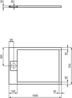 ΝΤΟΥΣΙΕΡΑ ΟΡΘΟΓΩΝΙΑ ULTRA FLAT S-I.LIFE 100Χ70