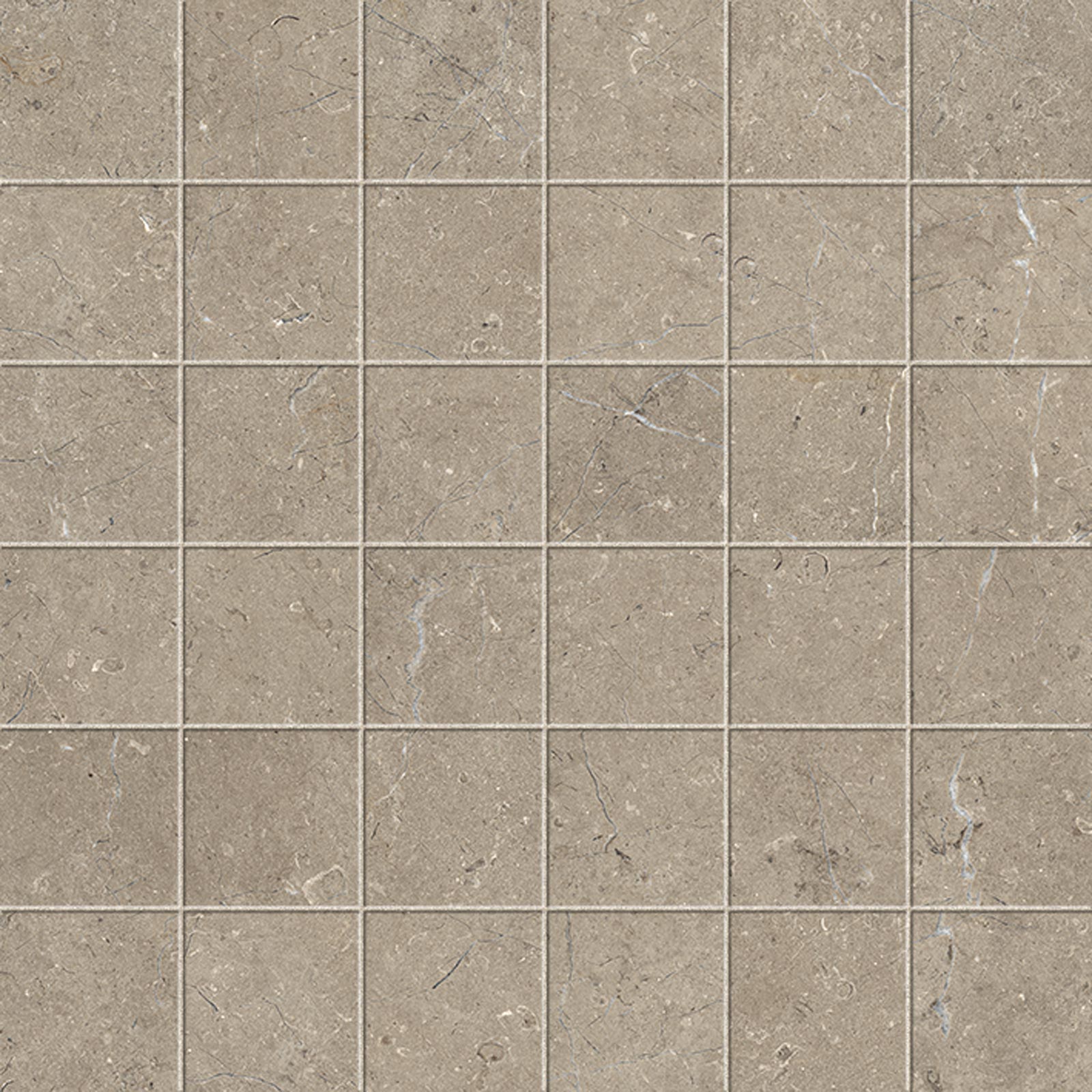 MYSTONE LIMESTONE TAUPE MOSAICO 5X5