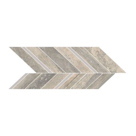 MYSTONE TRAVERTINO SILVER MOSAICO FRECCIA