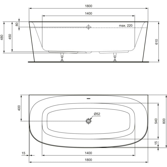 ΜΠΑΝΙΕΡΑ DEA 180X80