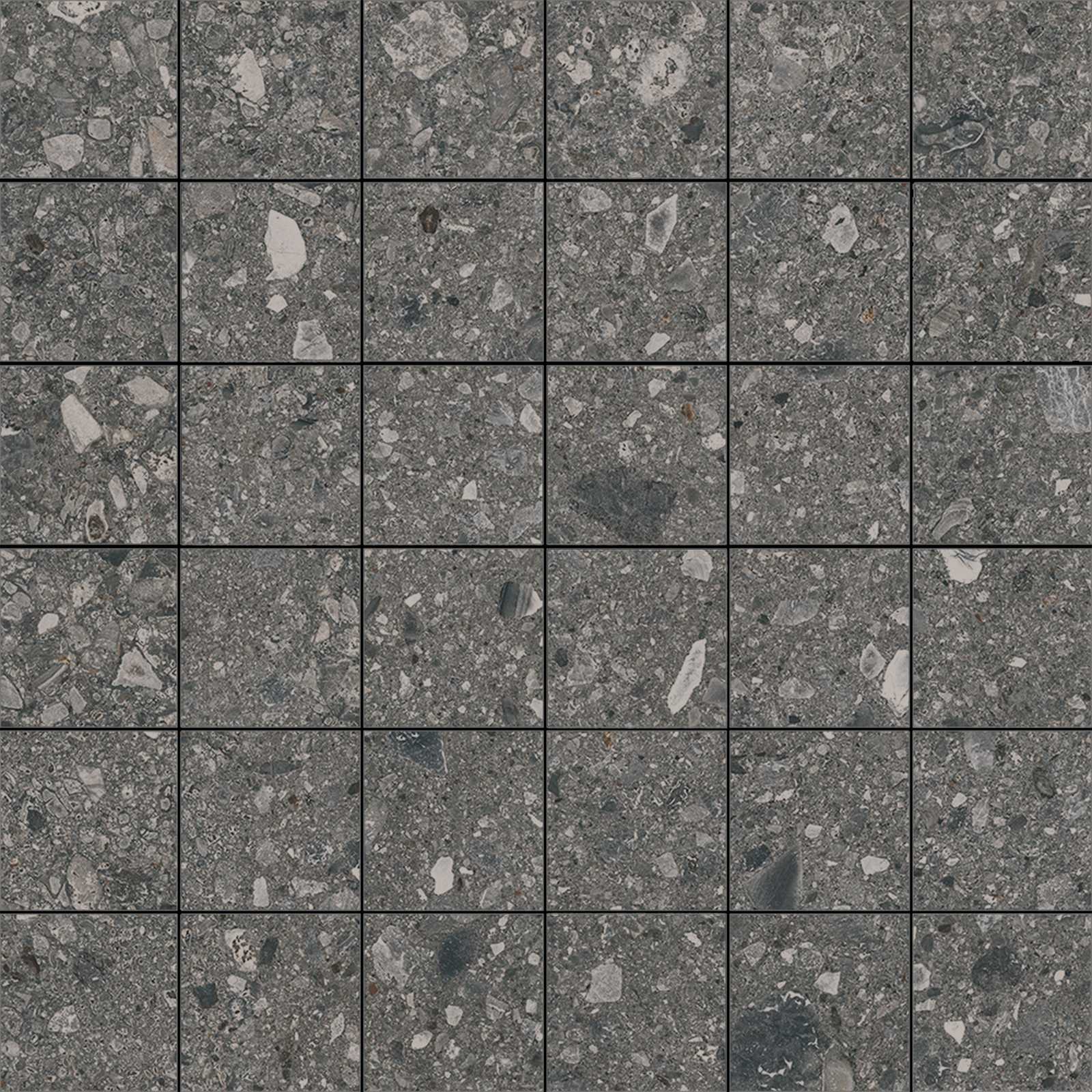 MYSTONE CEPPO DI GRE ANTRACITE MOSAICO
