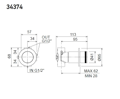 ΜΠΑΤΑΡΙΑ ΝΤΟΥΣ ΕΝΤΟΙΧ. 2 ΕΞΟΔΩΝ SLIM VICARIO INOX FINISH